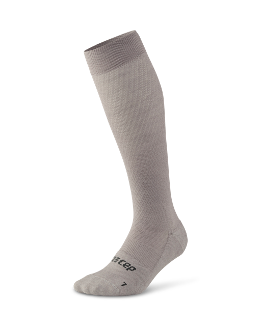 CEP Flight Compression Socks in light grey