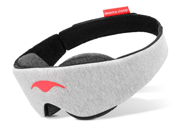 Manta Sleep Mask in classic grey